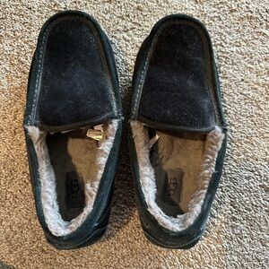UGG Men's Black Suede Loafers